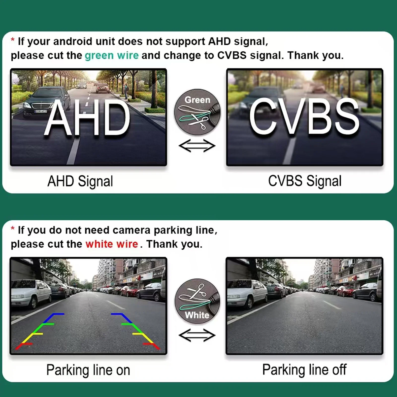 QXNY AHD CVBS  Backup Camera V - Golf Equipment Used review and price